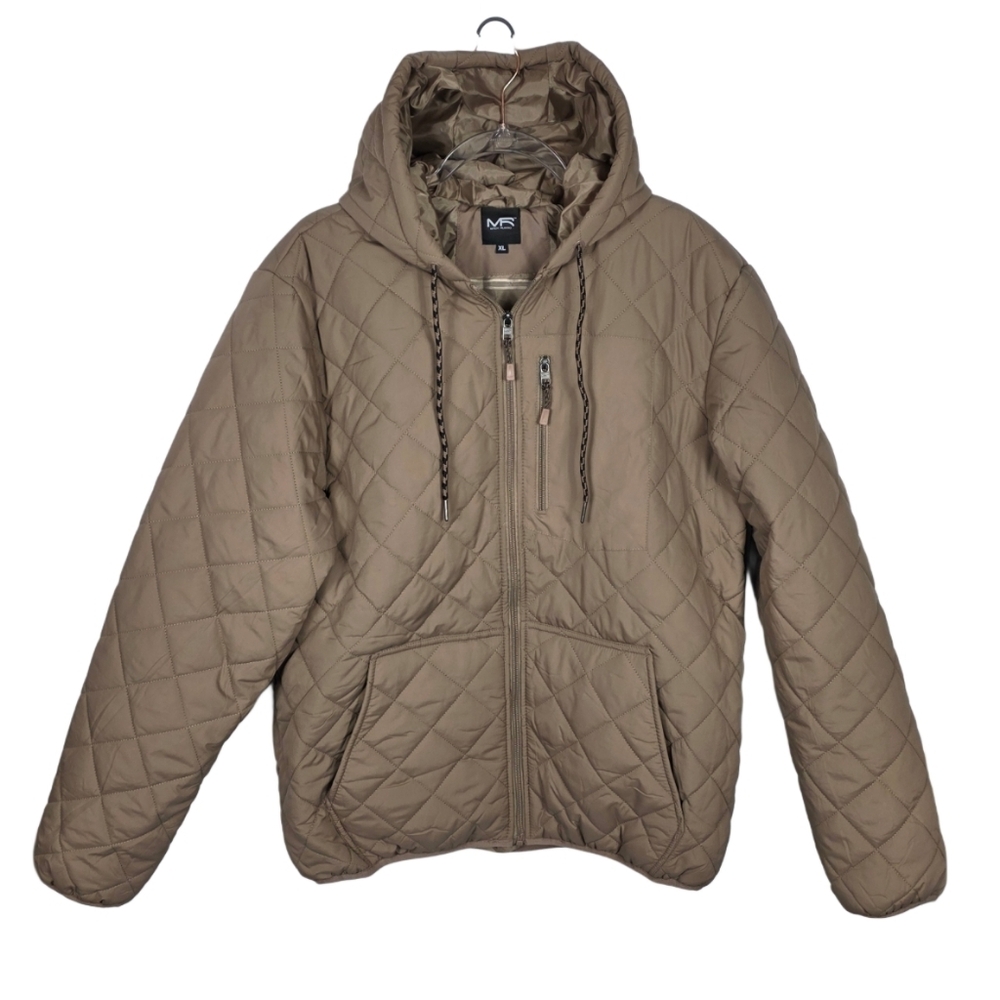 Mack Russo Men's Quilted Tan Jacket